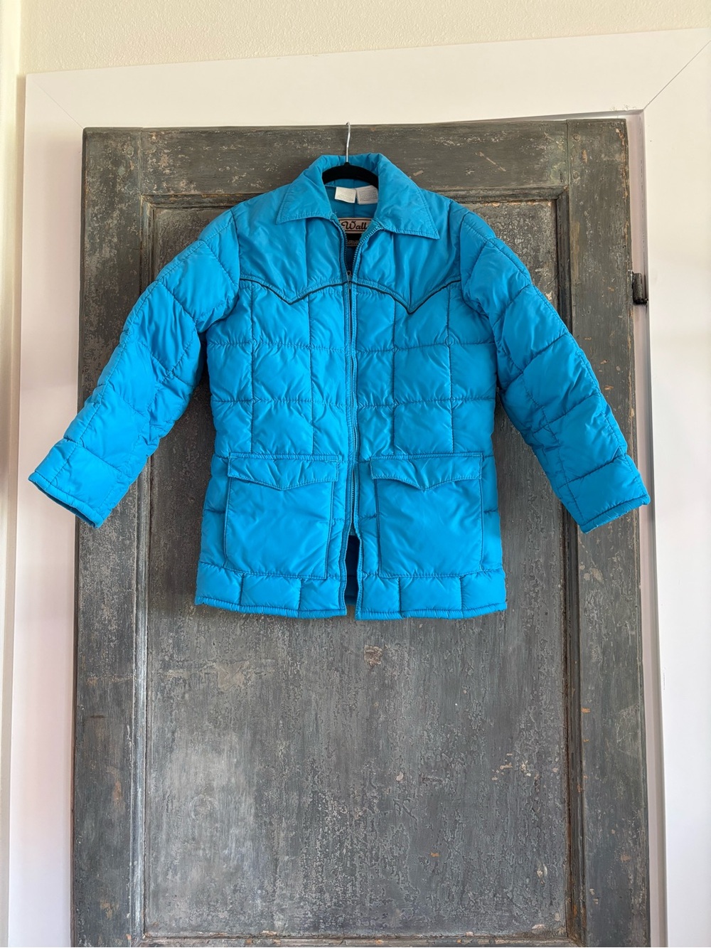 Walls Bright Turquoise Women’s Vintage Puffer Jacket